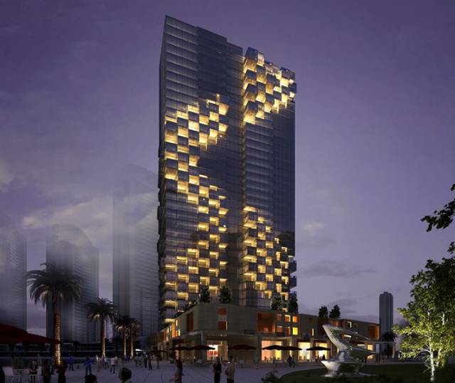 Shams Voxel Tower, Abu Dhabi, United Arab Emirates