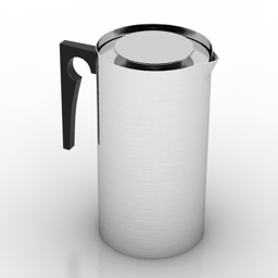 Download 3D Coffee press pot