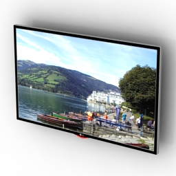 TV set LG 2013 N300615 - 3D model (*.gsm+*.3ds) for interior 3d