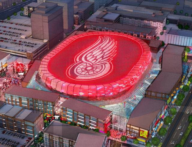 New Detroit Arena by HOK, Detroit, United States