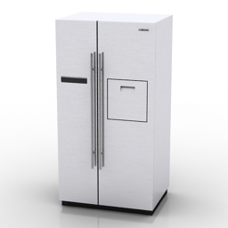 refrigerator samsung rsa1vhmg 3D Model Preview #a2e47343