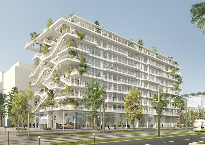 Office buiding by Nicolas Laisne, Nice, France
