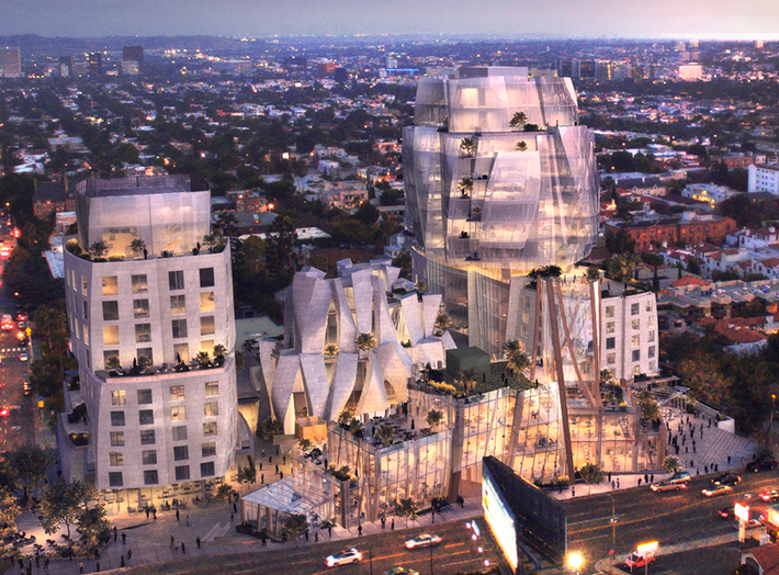 8150 Sunset Boulevard project, Los Angeles, USA