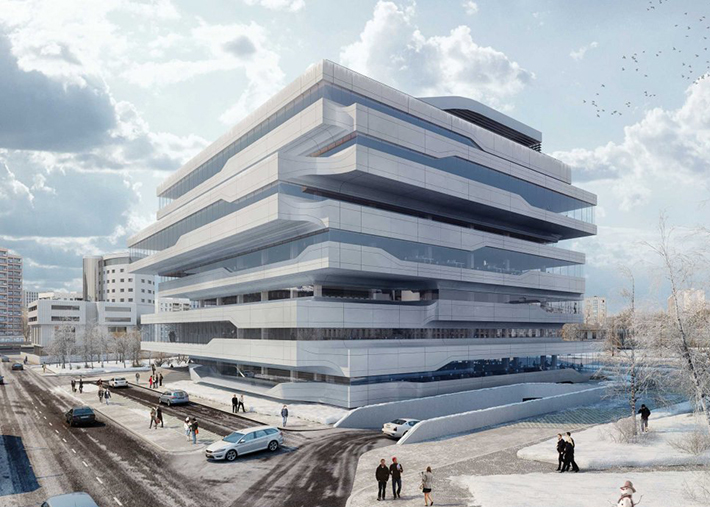 Dominion Tower by Zaha Hadid, Moscow, Russia