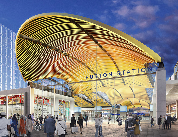 Euston Station by Arup and Grimshaw, London, United Kingdom