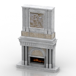 fireplace 3D Model Preview #9d646961