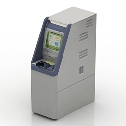 cash machine oki 3D Model Preview #793be7fe