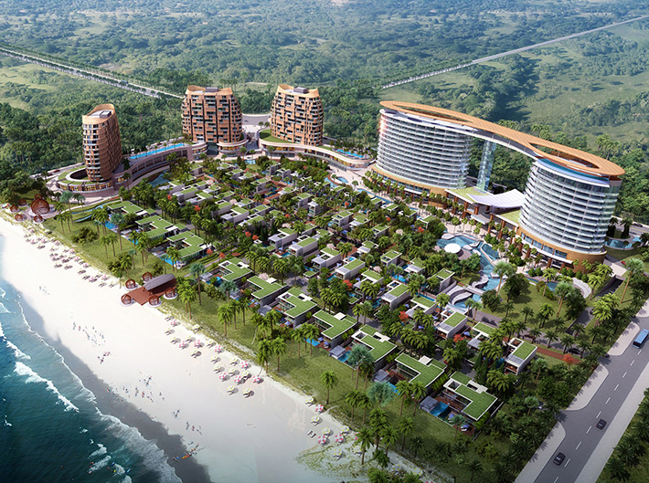 Hongtang Bay by M Co. Design, Hainan Island, China
