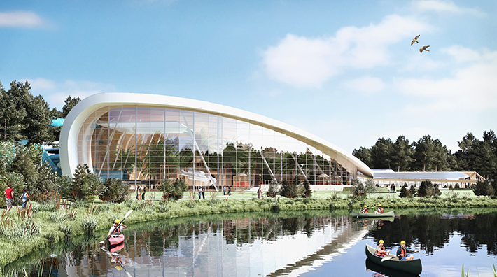 First holiday village by Center Parcs, County Longford, Ireland