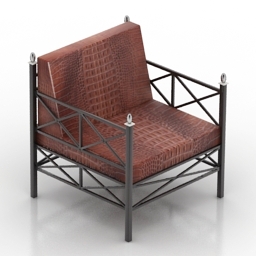 armchair 1 3D Model Preview #003edbea