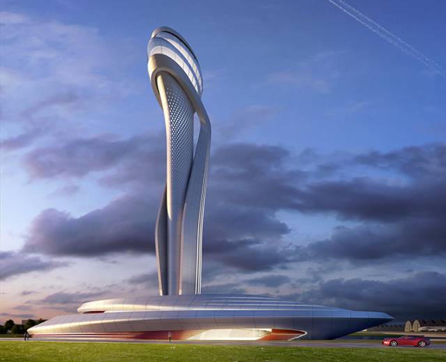 Airport Air Traffic Control Tower by AECOM, Istanbul, Turkey