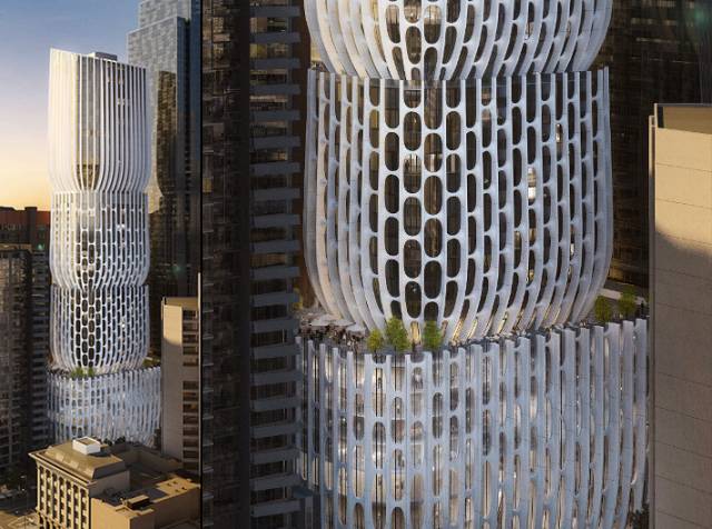 54-story skyscraper by Zaha Hadid, Melbourne, Australia