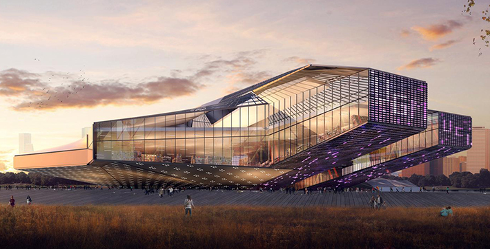 Houston Library and Exhibition Complex, Houston, USA