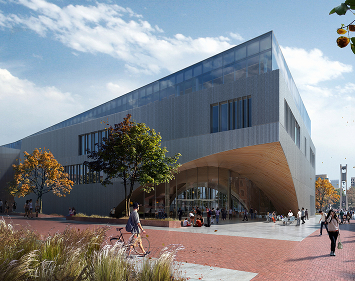 Temple University Library by Snohetta, North Philadelphia, USA
