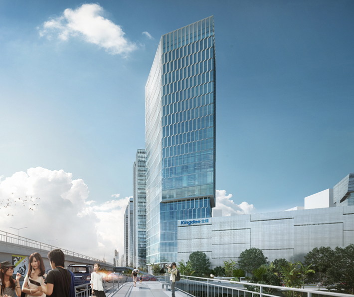 Kingdee Tower by HENN Architekten, Shenzhen, China