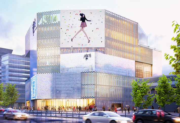 Chongwenmen M-Cube shopping center, Beijing, China