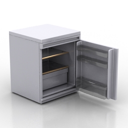 refrigerator open 3D Model Preview #5727c535