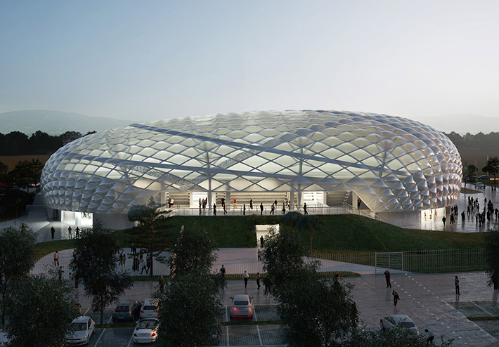 Sports Hall by Vittorio Grassi Architetto, Lamezia Terme, Italy