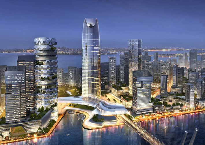 "Forest City" master plan by Sasaki Associates, Iskandar, Malaysia