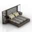 3D "Bed Wardrobe Dressing table mirror Turri CONTEMPORARY" - Interior Collection