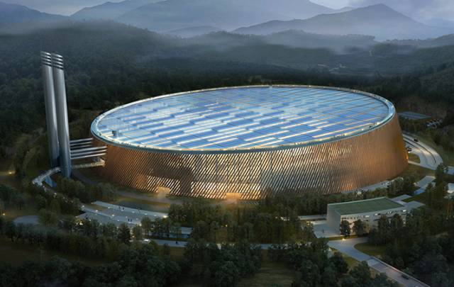 World’s largest waste-to-energy plant, Shenzhen, China