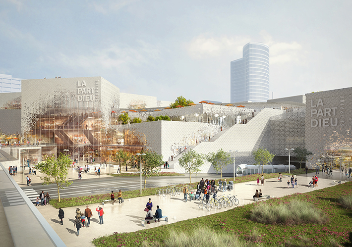 Part-Dieu shopping center by MVRDV, Lyon, France