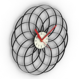 clock boconcept flower 3D Model Preview #f88362cf