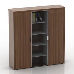 bookcase 2 3D Model Preview #72240fa1
