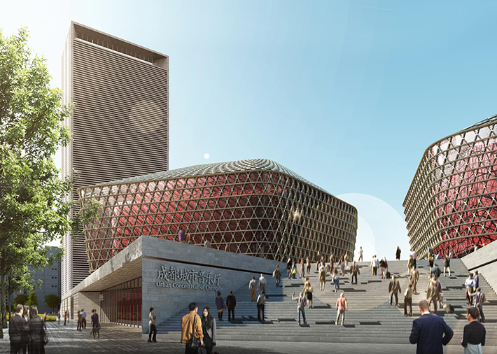 Urban Concert Hall of Chengdu, China