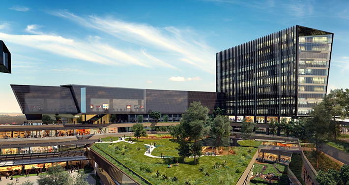 Artz Pedregal mixed-use complex, Mexico City, Mexico