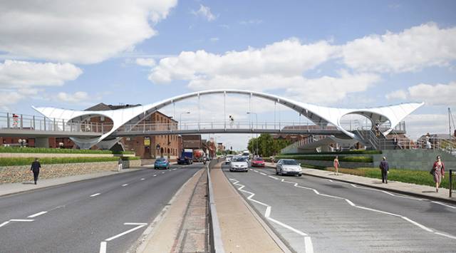 Pedestrian Bridge by McDowell+Benedetti, Hull, UK