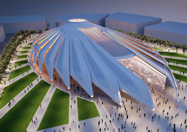 UAE Pavilion at the Dubai World Expo 2020 by Santiago Calatrava