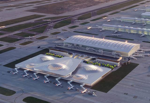 Heathrow expansion by Zaha Hadid Architects, London, UK