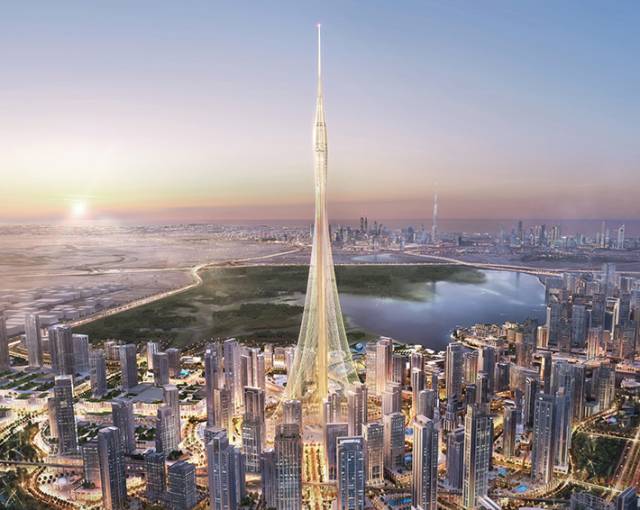 Observation tower by Santiago Calatrava, Dubai, UAE