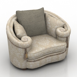 3D Armchair preview