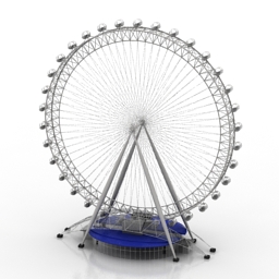 3D Ferris wheel preview