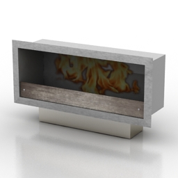 fireplace biofireplace decoflame orlando 3D Model Preview #f8d1b532