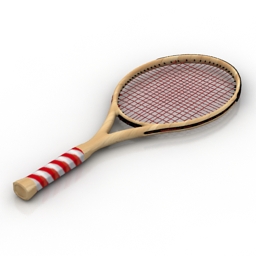 racket tennis 3D Model Preview #056aafb5