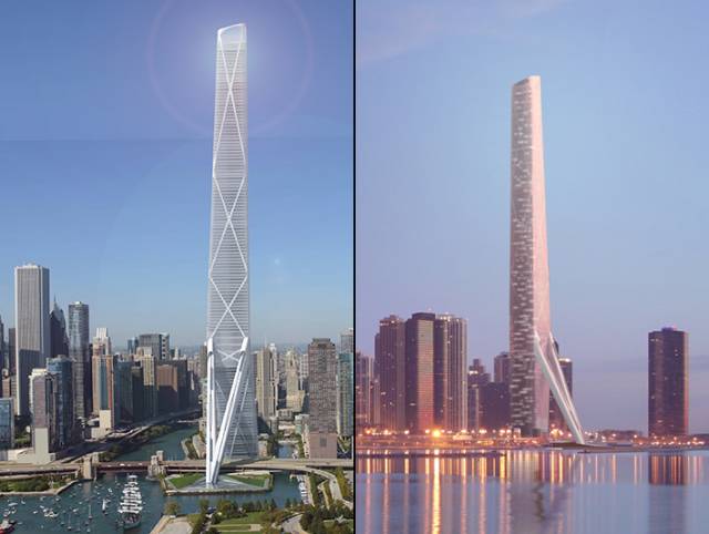 2000-foot Gateway Tower by Gensler, Chicago, USA