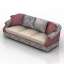 3D "Sofa armchair T457-T460 Turri classic" - Interior Collection