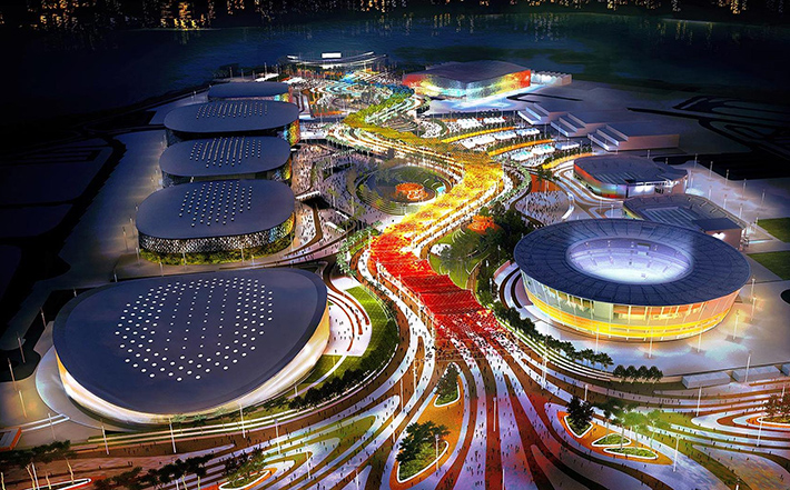 Rio Olympic arena by WilkinsonEyre Architects, Rio de Janeiro, Brazil