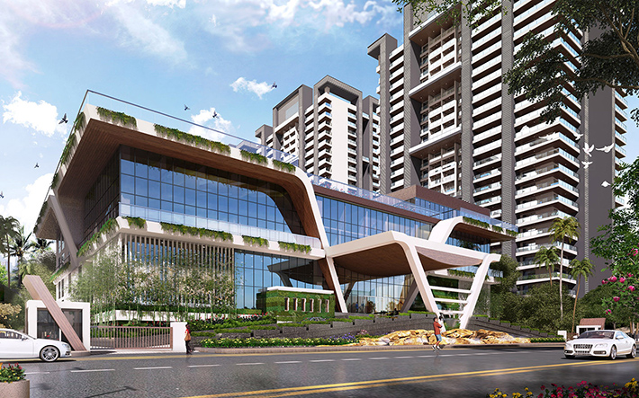 Regency Antilia apartment complex, Ulhasnagar, India