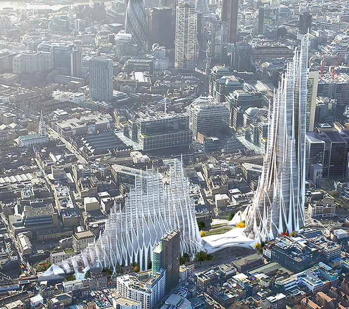 London's Bishopsgate Goodsyard, London, UK