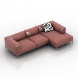 sofa 3 3D Model Preview #712acced