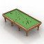 3D Snooker table