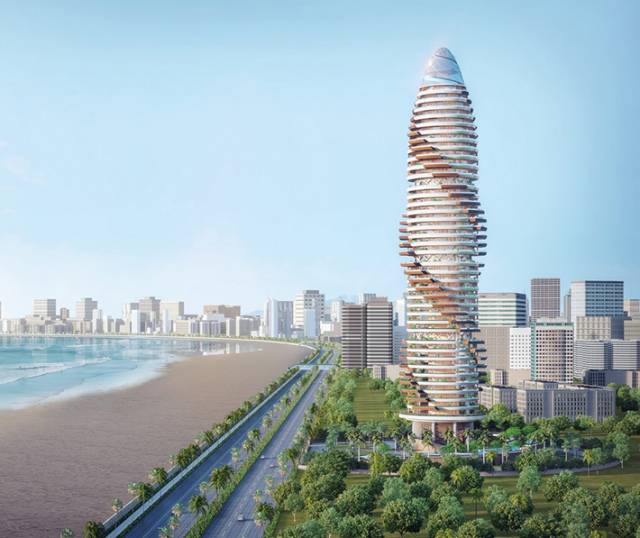 Helix Tower by Studio Prescient, Abu Dhabi, UAE