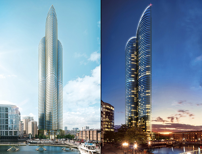 Spire London by HoK, London Docklands, United Kingdom