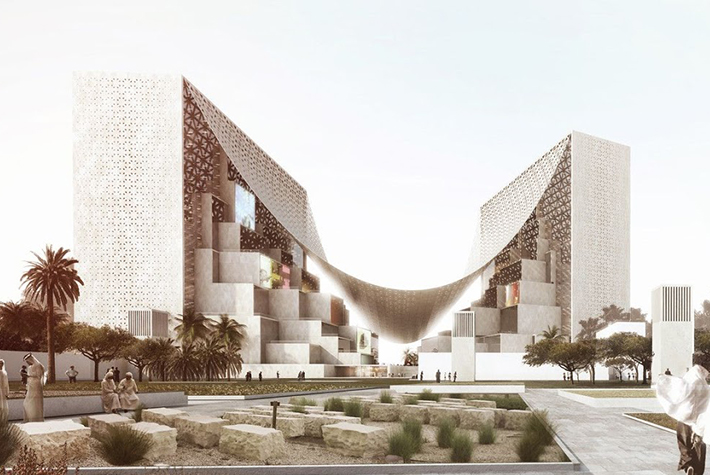 Media Headquarters by BIG, Qatar, Middle East