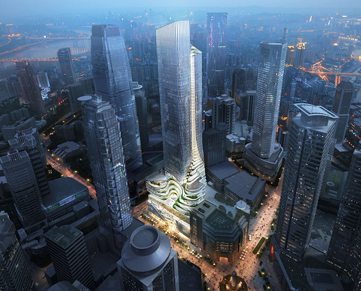 Jiefangbei Book City by Aedas, Chongqing, China