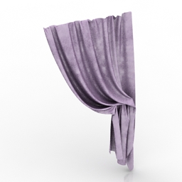 curtain 3D Model Preview #c9cfd1dc